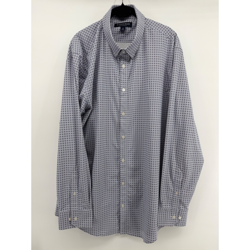 Lot of 4 Mizzen+Main Leeward Dress Shirts XL Trim Plaid Gingham Mens NWOT - Picture 2 of 9